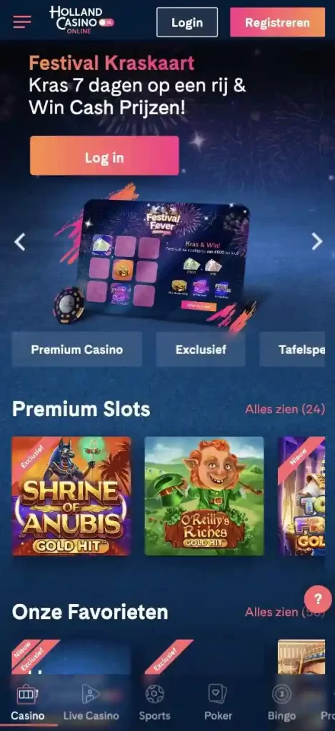 holland casino app